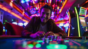 Tampilan kartu Hi-Lo neon di slotvip